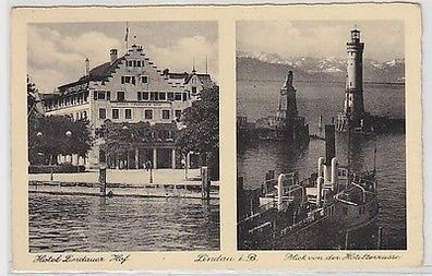 61652 Mehrbild Ak Lindau im Bodensee Hotel Lindauer Hof um 1940