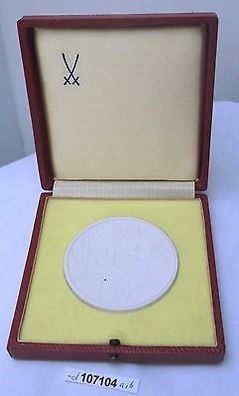 DDR Porzellan Medaille Zentraler Ausschuß für Jugendweihe 1954-1969 im Etui