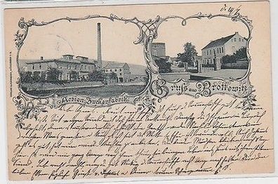 62577 Mehrbild Ak Gruß aus Brottewitz Actien Zuckerfabrik 1898