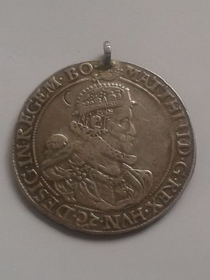 Silber Reichstaler Taler 1611 Kremnitz RDR Habsburg Kaiser Matthias II. 1608-1612-19