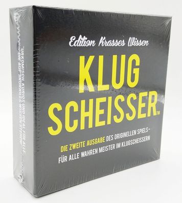 Klugscheisser 2 - Edition Krasses Wissen - Kartenspiel für Meister-Klugscheisser