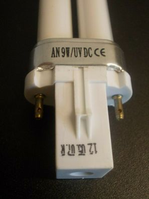 AN 9w/ UV DC CE g23 NaiL UV BuLB Nails Factory UV-Light UV-Lampe 2 Bolzen Stifte