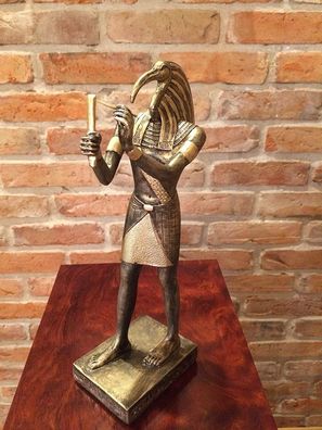 Toth Ägypthen Mythologie Statue Schreiber Statue Deko Hand bemalt