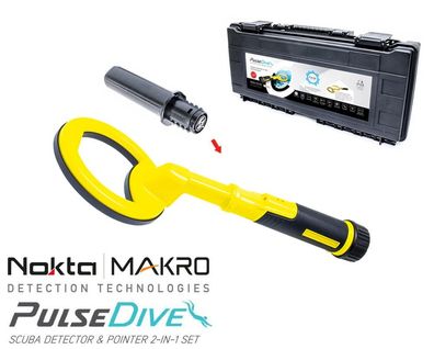 Nokta | Makro PulseDive gelb Metalldetektor und Pinpointer 2 in 1