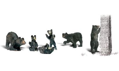 Woodland Scenics A1885 Schwarzbären, Figuren Miniaturwelten H0 (1:87)