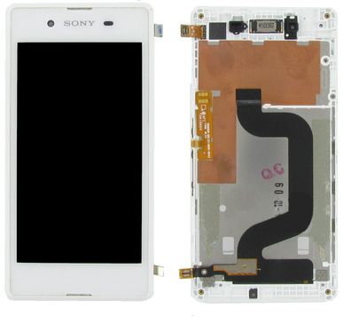 Original Sony Xperia E3 D2202 Display Touchscreen Gehäuse Weiß C-Ware