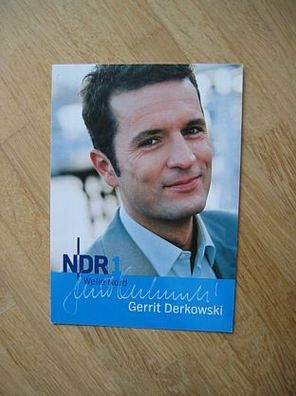 NDR Fernsehmoderator Gerrit Derkowski - handsigniertes Autogramm!!!