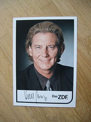 ZDF Fernsehmoderator Volker Panzer - handsigniertes Autogramm!!!