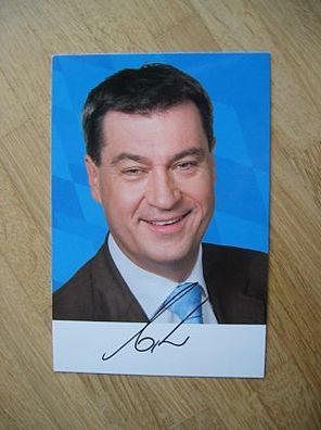 Bayern Staatsminister Markus Söder - handsigniertes Autogramm!!!