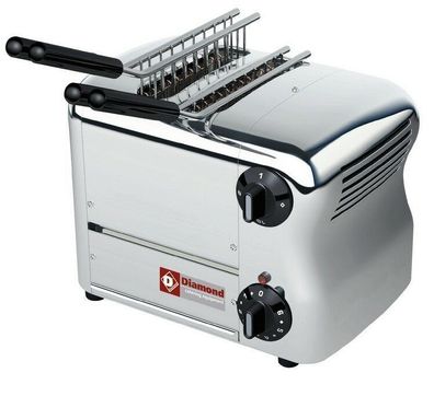 Elektro Gewerbe Toaster für 2 Scheiben Profigerät 1,0 kW 317x220x210mm Gastlando