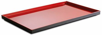 Buffet-Tablet aus Melamin in schwarz-rot , GN-Größen, Serie ASIA PLUS