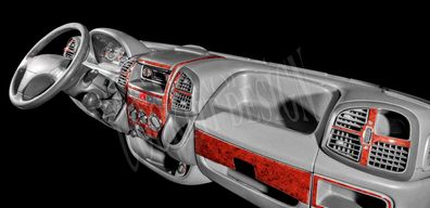 3D Cockpit Dekor für Fiat Ducato Baujahr 03/2002-01/2006 11 Teile
