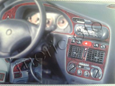 3D Cockpit Dekor für Fiat Palio / Siena Baujahr 01/1998-03/2002 13 Teile