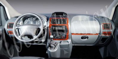 3D Cockpit Dekor für Fiat Scudo / Expert / Jumpy ab Baujahr 01/2007 12 Teile