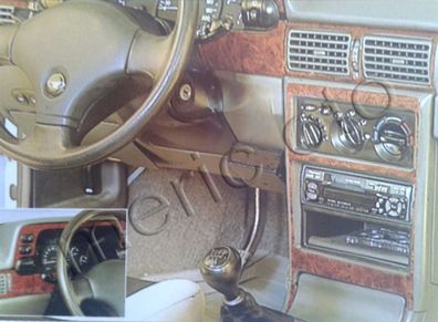 3D Cockpit Dekor für Daewoo Nexia Baujahr 02/1995-01/1997 12 Teile