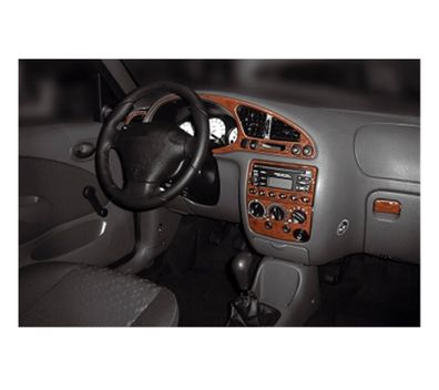 3D Cockpit Dekor für Ford Fiesta Baujahr 08/1999-02/2002 13 Teile