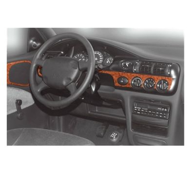 3D Cockpit Dekor für Ford Escord Baujahr 02/1995-02/2000 12 Teile