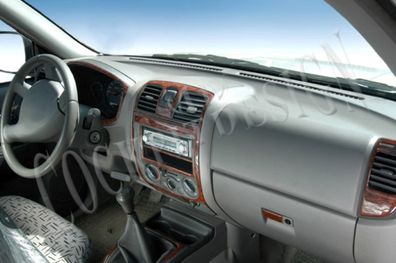 3D Cockpit Dekor für Isuzu D-Max 4x4 Doppelkabine Baujahr 01/2005-12/2006 6 Teile