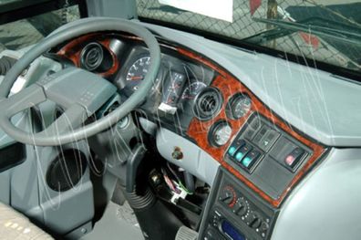 3D Cockpit Dekor für Isuzu Turquase ab Baujahr 01/2005 2 Teile