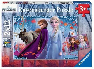 Ravensburger Disney Frozen Eiskönigin 2 2x12 Teile Puzzle Reise ins Ungewisse