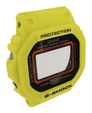 Casio G-Shock Herren Gehäuse mit Mineralglas Resin gelb DW-5600TB-1