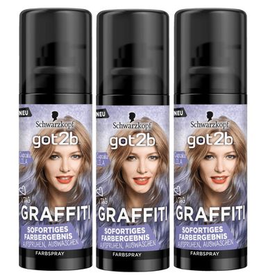 got2b Graffiti Aussprühe Pastell-Spray Lila sofortiges Farbergebnis 1-Tag