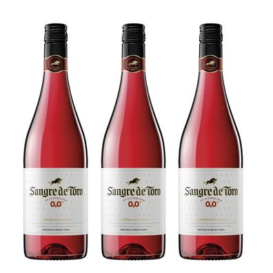 3x Sangre de Toro - Alkoholfreier Wein aus Spanien Ros&eacute; wein Ros&eacute; 0,75l