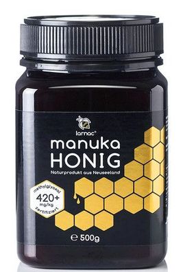 500g Larnac Manuka Honig MGO 420+ aus Neuseeland - Naturprodukt