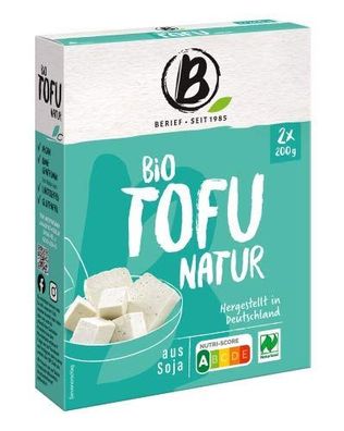 Berief Natur Tofu aus Soja Made in Deutschland 2 x 200 g