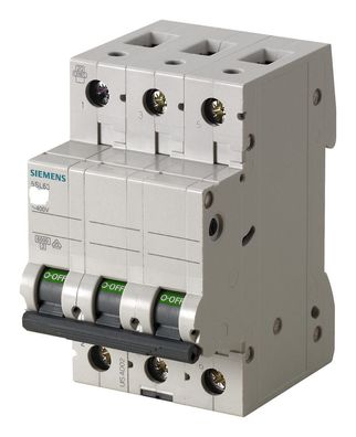 Siemens Leitungsschutzschalter 230/400V 6kA, 3-polig, B16A 5SL63166