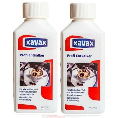 Xavax Profi Entkalker flüssig kompatibel Kaffeevollautomat, Espressomaschinen