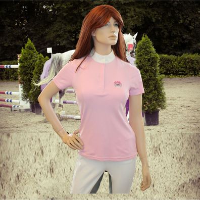 Pikeur Damen Turnier Shirt, rosa, Pikeur Turnier Bluse Turnierbekleidung (6022)