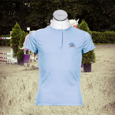 Pikeur Damen Turnier Shirt, hellblau, Pikeur Turnier Bluse Turnierbekleidung 6024