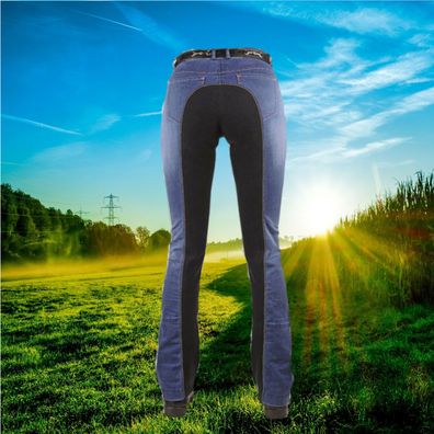 HKM Kinder Jodhpur Reithose Summer Denim jeans
