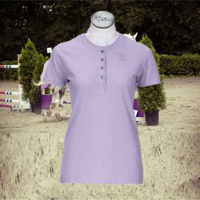 Pikeur Damen Turniershirt, flieder, Pikeur Turnier Shirt Bluse Bekleidung (6090)