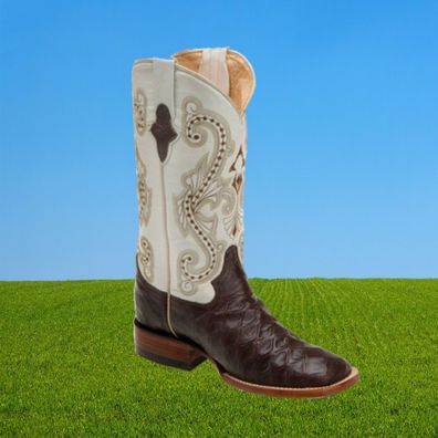 Leaguer´s Finest Western Boots 5432, Westernstiefel, chocolate-cream, Größe 38
