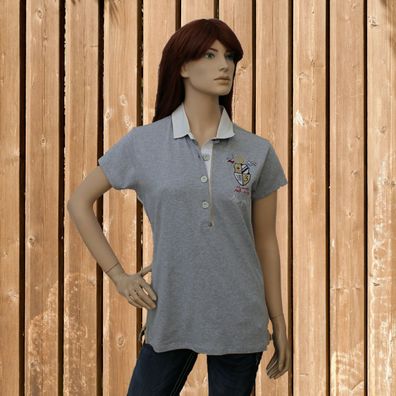 HV Polo Shirt Landra, Kurzarm T-shirt, Poloshirt, silvergrey, XL