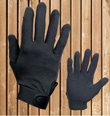 Reithandschuhe Baumwolle, Baumwollhandschuh mit Noppen, dünner Reit-Handschuh