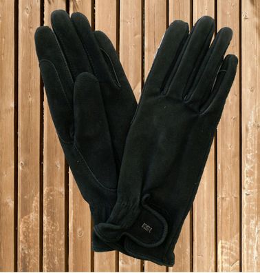 RSL Riders Touch Leder Reithandschuh, feine Leder Handschuhe, schwarz, Gr. 6,5