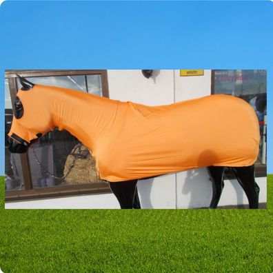 Full Stretch Body, Sleazy Sleepwear for Horses, Decke, tang, Gr. M - Farbfehler