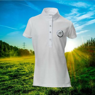 Pikeur Kinder- und Jugend Turniershirt, weiß, Turnierbekleidung (6093)