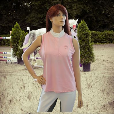 Pikeur Damen Turnier Shirt, rosa, Turnier Bluse, Turnierbekleidung, Gr. 42 (6026)