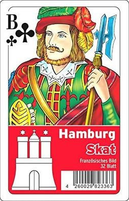 Teepe Sportverlag Hamburg Skat Kartenspiel Spielkarten Playing Cards Stadt City