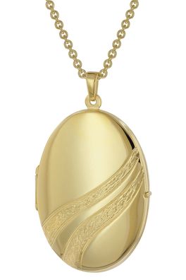 trendor Schmuck Medaillon mit Damen-Halskette Gold auf Silber 925 39095