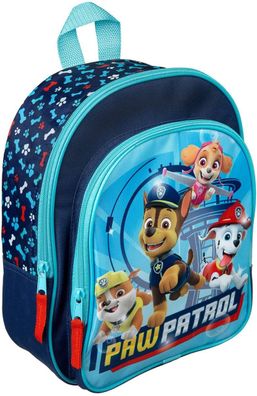 Paw Patrol Kinder Rucksack mit Vortasche Bag Kindergarten Backpack Chase Marshall