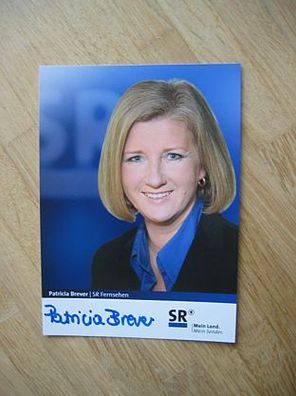 SR Fernsehmoderatorin Patricia Brever - handsigniertes Autogramm!!!
