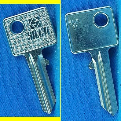 Silca BUR21 - Schlüsselrohling für Burgwächter Vorhängeschlösser 116 / 40 + 50 + 60