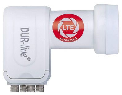 DUR-line + Ultra Quattro LNB für Multischalter-Betrieb white/ weiß