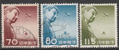 Japan 1953 615 - 617 . o
