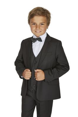 Festlicher Kinder Jungen Anzug 5tlg. schwarz Kommunionanzug Hochzeitsanzug
